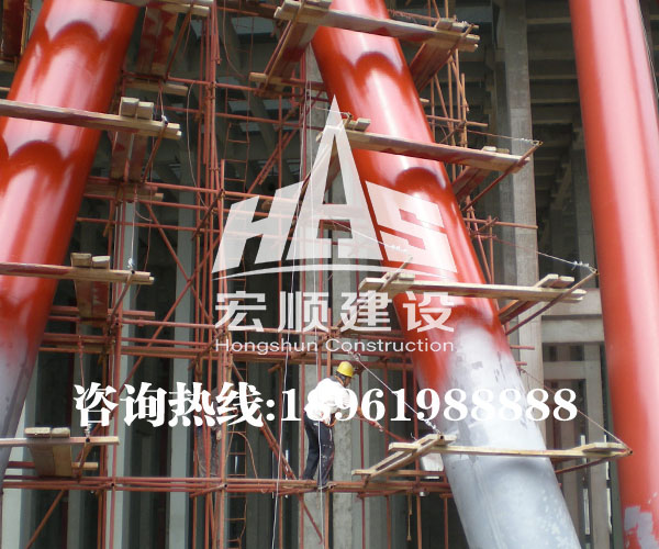 冷卻塔人字柱防腐